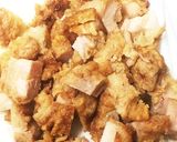 糖質制限★あらびき豆腐で唐揚げチャーハン作り方2写真