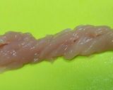 鶏ササミと白ネギの塩麹炒め作り方1写真