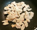 鶏ササミと白ネギの塩麹炒め作り方4写真