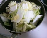 すき焼き風！ 牛肉と 白菜の 和風炒め！作り方3写真