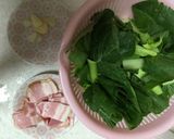 小松菜のペペロンチーノ風♬作り方1写真