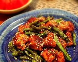 韓国風★鶏肉とインゲンの甘辛炒め作り方7写真