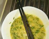 ネギ入り♪簡単納豆オムレツ作り方1写真