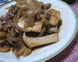 牛肉とセロリの温サラダ☆レモンソース作り方5写真