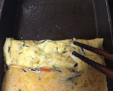 お弁当に☆ヒジキ煮リメイク卵焼き☆作り方5写真