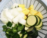 鶏モモ肉と夏野菜のラタトゥイユ作り方1写真