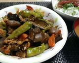 食欲沸く✴夏野菜のごま味噌炒め✴作り方6写真