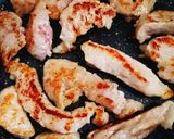 柔か豚ロースとじゃが芋のドレッシング炒め作り方5写真