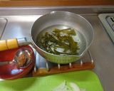 最速の細切り昆布のみそ汁作り方8写真