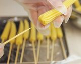 文化祭でミニ焼きとうもろこし【天狗缶詰】作り方4写真