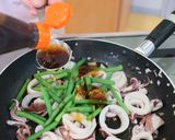 イカとインゲンの香味炒め作り方4写真