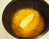 とうもろこしのカレー風味炊き込みご飯作り方3写真