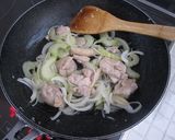 セロリとチキンのココナッツカレー作り方2写真