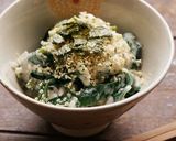 グリーンナッツオイルでモロヘイヤご飯☆作り方5写真