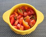 レンジで作る、トマトソースのチーズエッグ作り方2写真
