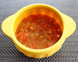 レンジで作る、トマトソースのチーズエッグ作り方3写真