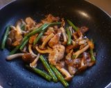 豚こまとインゲンの甘辛炒め♪作り方5写真