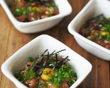 おつまみや丼にオススメ！マグロのユッケ作り方5写真