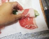 ピーマンと玉ねぎの豚巻き♡作り方4写真