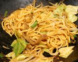 ホルモン焼きソバ～鳥取県のご当地グルメ～作り方3写真