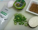 ダイエットに★しらたきｄｅネバネバそば風作り方1写真