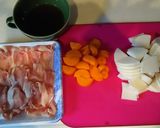 お弁当にも‼大根と豚肉の炒め煮♪作り方1写真