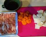 お弁当にも‼大根と豚肉の炒め煮♪作り方1写真