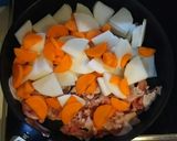 お弁当にも‼大根と豚肉の炒め煮♪作り方2写真