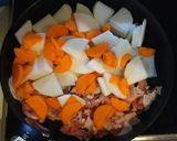 お弁当にも‼大根と豚肉の炒め煮♪作り方2写真
