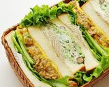 ランチやお弁当に☺オムカレーサンド作り方6写真