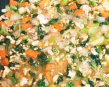 簡単♪小松菜と鶏挽き肉のキーマカレー☆作り方4写真