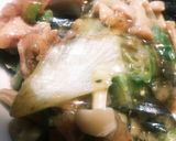 豚バラと茄子とレタスの炒めもの♪作り方4写真