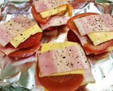 トマトの「チェダーチーズ」重ね焼き作り方3写真