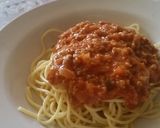 給食の味！栄養たっぷりミートソースパスタ作り方5写真