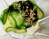 即席!。キュウリとワカメの酢の物作り方4写真