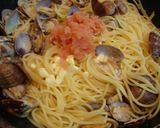 アサリと明太子のパスタ✿作り方7写真