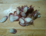 簡単！　豆腐　みょうが　椎茸の　お吸い物作り方2写真