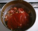 簡単チーズ入りハンバーグ トマトソース！作り方3写真