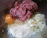 簡単チーズ入りハンバーグ トマトソース！作り方5写真