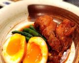 とろ〜り♡半熟卵と手羽元の甘辛煮作り方6写真