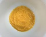 野菜のソースで食べる 厚切りベーコン丼作り方2写真