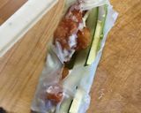 冷凍唐揚げで♡生春巻き作り方5写真