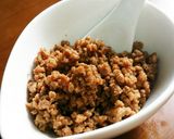 美味しい肉味噌どんぶり作り方1写真