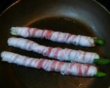 アスパラと竹輪の豚バラ巻き巻き♪作り方5写真