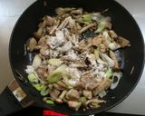 鶏と厚揚げときのこの♡お醤油クリーム煮♪作り方7写真