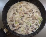 鶏と厚揚げときのこの♡お醤油クリーム煮♪作り方9写真