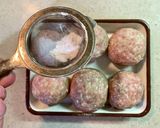 椎茸の肉詰め 照り焼き味作り方5写真