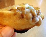お揚げ納豆チーズバーガー作り方5写真