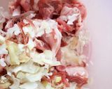 豚こま 丸めて♡ネギ肉団子の甘辛焼き作り方2写真