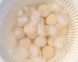 豆腐のお月見団子☆かぼちゃあん作り方8写真